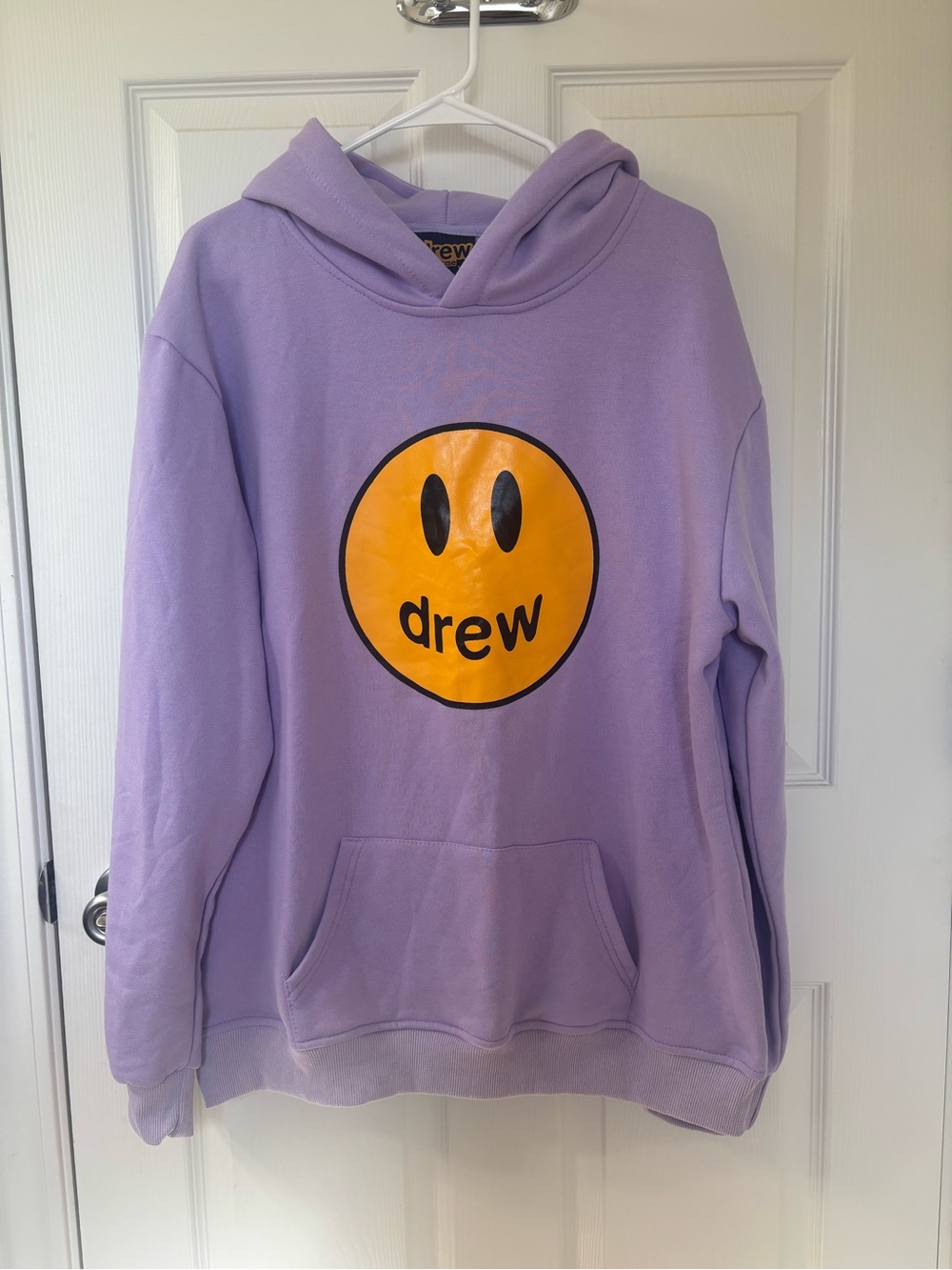 Drew Skate House Mascot Hoodie Smiley Face Purple Hoodie Mens Size 2XL Bieber